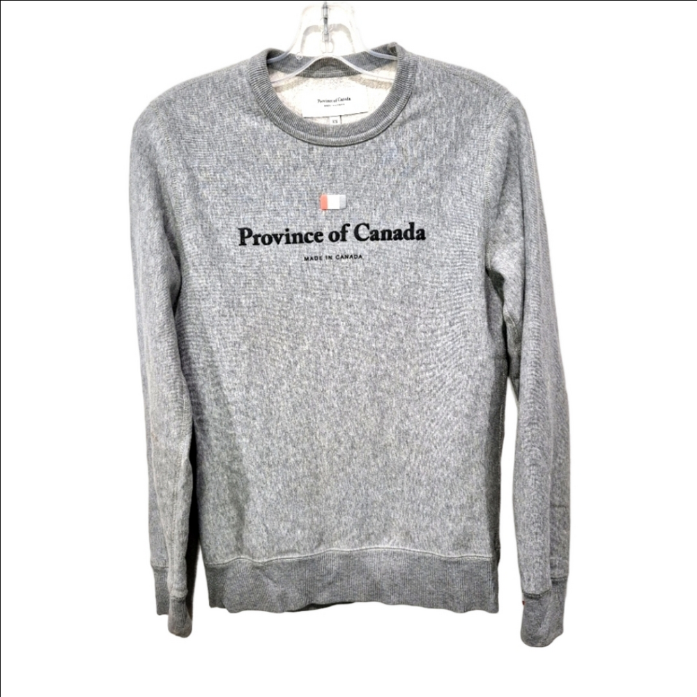 Province Of Canada Gray Crewneck Sweater